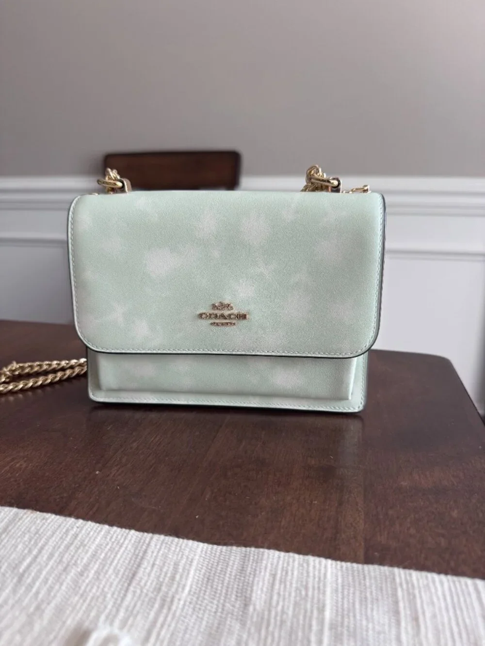 Coach Mini Klare Crossbody Bag with Floral Print | Like New